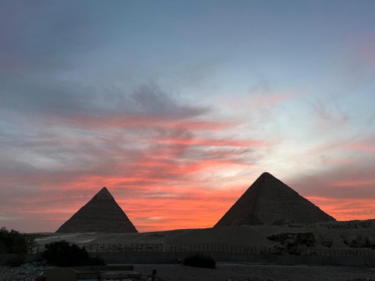Kemet Pyramids Room View Cairo Exterior photo